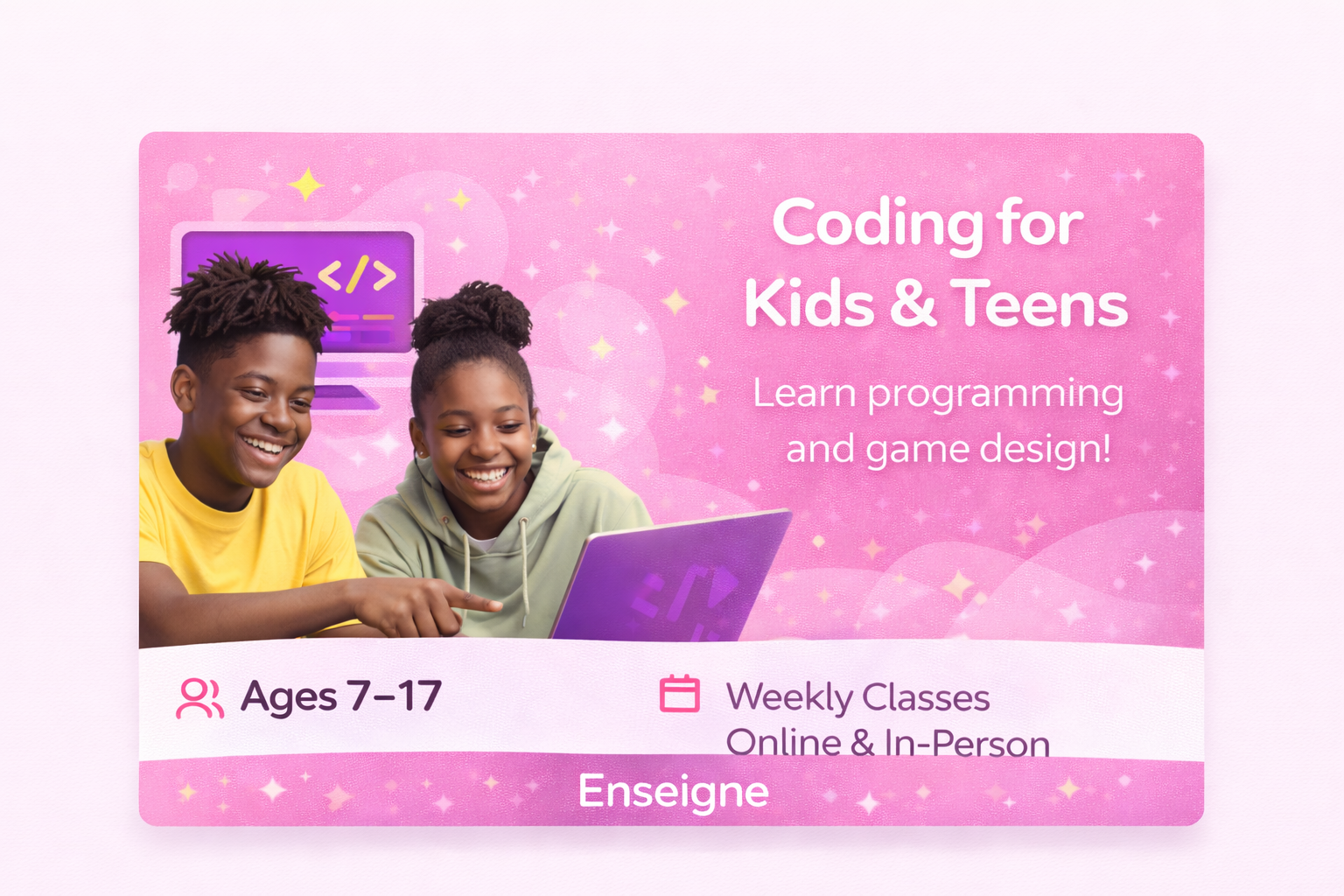 Coding for Kids & Teens course thumbnail